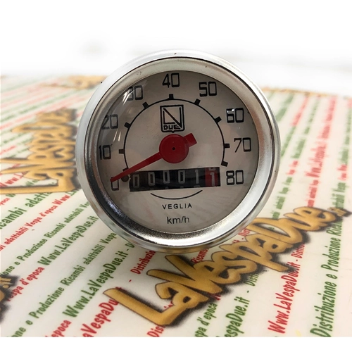LVDUE speedometer, 80 km/h scale, VESPA NLR 50 90 ro 190748