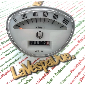 Contachilometri LVDUE esagono scala 100 km/h VESPA TS SUPER 90 SS PRIMAVERA ET3