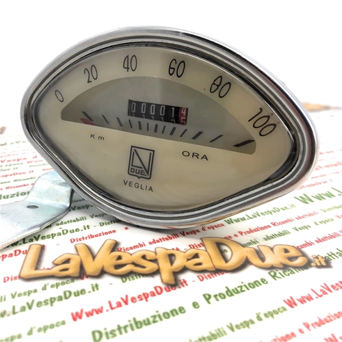 LVDUE QUADRO, échelle du compteur de vitesse 100 km/h, VESPA VBA VBB GT GS SPRINT GL