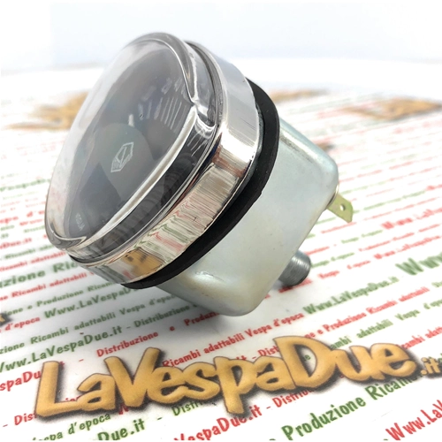 LVDUE Sechseck-Tachometer SCHWARZ 120 km/h Skala VESPA TS GTR RALLY PRIMAVERA ET3