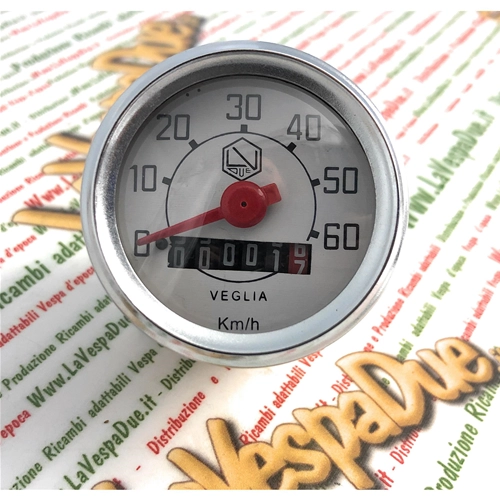 LVDUE Tachometer Sechskantskala 60 km/h VESPA NLR 50 90 CIAO BRAVO BOXER SI ro 190748
