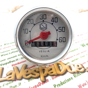 LVDUE Tachometer Sechskantskala 60 km/h VESPA NLR 50 90 CIAO BRAVO BOXER SI ro 190748