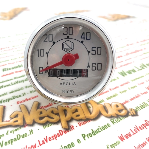 LVDUE Tachometer Sechskantskala 60 km/h VESPA NLR 50 90 CIAO BRAVO BOXER SI ro 190748