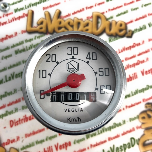 LVDUE Tachometer Sechskantskala 60 km/h VESPA NLR 50 90 CIAO BRAVO BOXER SI ro 190748