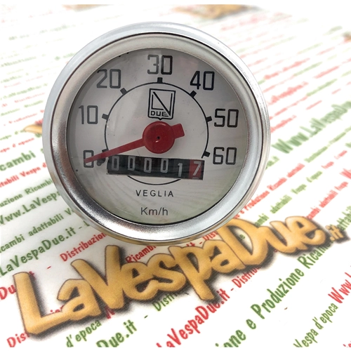 Compteur de vitesse LVDUE, échelle 60 km/h, VESPA NLR 50 90 ro 190748