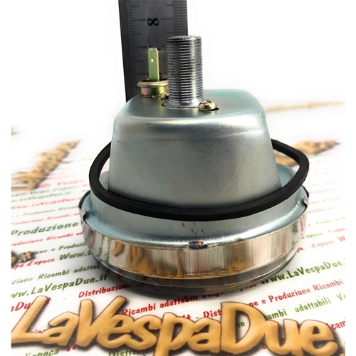 Contador de millas LVDUE, hexagonal negro, escala de 80 mph, para Vespa TS Rally Primavera ET3 GTR en millas.