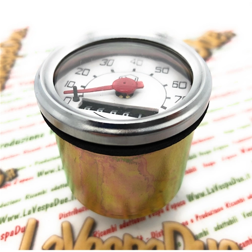 LVDUE Tachometer Sechskantskala 80 km/h VESPA NLR 50 90 CIAO SI BRAVO BOXER ro 190748