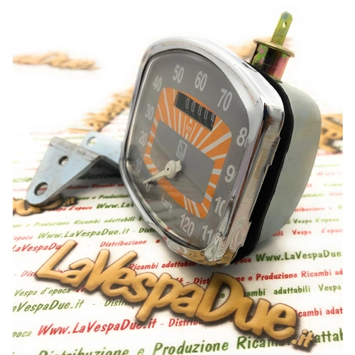LVDUE Naranja Velocímetro Escala 120 km/h VESPA 150 GS VS1 VS2 VS3 VS4 VS5 VB1T