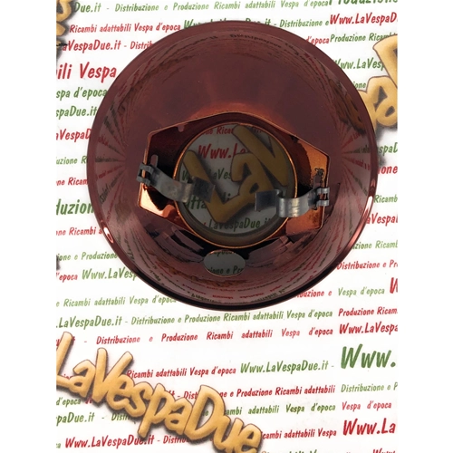 Parabolscheinwerfer mit Positionslicht, aluminisiert, Durchmesser 105 mm, VESPA von 1950 bis 1960, VM 125, VNA, VNB 150, VL1, italienisches Produkt
