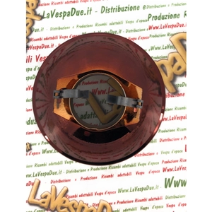 Aluminisierter Frontscheinwerferreflektor, Durchmesser 105 mm, VESPA von 1950 bis 1960 VM 125 VNA VNB 150 VL1, italienisches Produkt