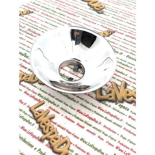 Aluminisierter Frontscheinwerferreflektor, Durchmesser 105 mm, VESPA von 1950 bis 1960 VM 125 VNA VNB 150 VL1, italienisches Produkt