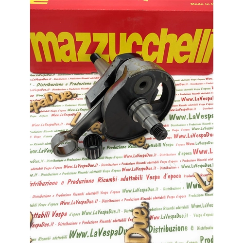 Albero motore anticipato MAZZUCCHELLI doppia alimentazione per trasformazione VESPA 50 PK XL APE da 50 a 125 cono 20 mm corsa 51 mm biella interasse 97 mm