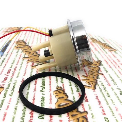 Compteur de vitesse chromé pour VESPA 50 125 PK S SS, échelle 120 km/h, complet avec joint, références 179151, 178864, 196894, 196895, 196905 et 197019.