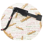 Cavalletto Laterale con Piedino Nero per VESPA 80 125 150 200 T5 PX PE adatto a SPRINT TS RALLY GT GTR SS GS 180 160