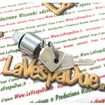 Round anti-theft steering lock for LAMBRETTA
