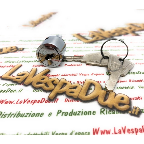 Runde Diebstahlsicherung am Lenkrad für LAMBRETTA