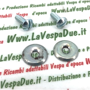 Jeu de 4 vis à rondelle de 12 mm pour anneau de phare VESPA 125 150 160 180 200 VB1 VNB VBB VBA GS SPRINT VELOCE GT R GL TS RALLY