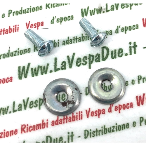 Jeu de 4 vis à rondelle de 12 mm pour anneau de phare VESPA 125 150 160 180 200 VB1 VNB VBB VBA GS SPRINT VELOCE GT R GL TS RALLY