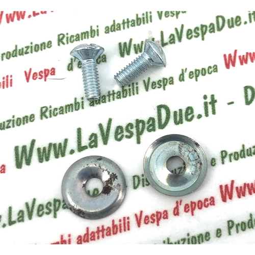 Jeu de 4 vis à rondelle de 12 mm pour anneau de phare VESPA 125 150 160 180 200 VB1 VNB VBB VBA GS SPRINT VELOCE GT R GL TS RALLY