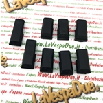 Kit de baguettes et d'embouts de marchepied en plastique noir pour Vespa PK S 50 125