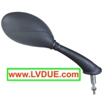 Espejo retrovisor derecho negro M8 para PIAGGIO FLY 50 VESPA ET2 50