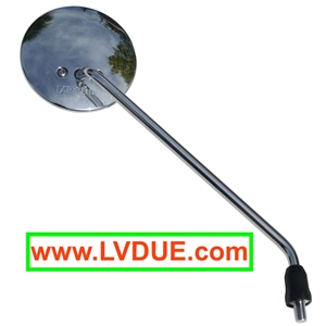Espejo retrovisor FAR cromado Zama derecho para VESPA 50 125 150 180 200 completo con soporte