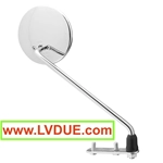 Rétroviseur droit chromé pour Vespa 50 125 150 180 200 PX PE NLR Special Primavera ET3 GS VBB VNB Sprint Super Rally, avec support.