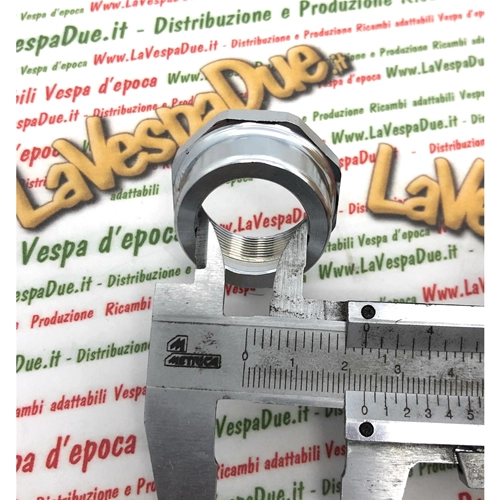 Écrou traversant M28 Ø23 pour colonne de direction de fourche avant PIAGGIO 50 SI FL2 MIX BOSS ro 249324