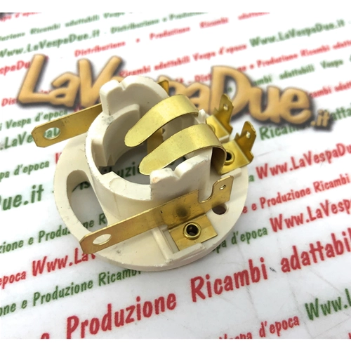 Portalámparas estándar para faros delanteros de VESPA y LAMBRETTA, diámetro del cuello mm. 45