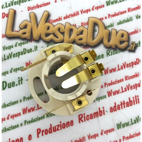 Portalámparas estándar para faros delanteros de VESPA y LAMBRETTA, diámetro del cuello mm. 45