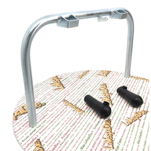 Soporte cincado para VESPA 125 150 160 180 200 con rueda de 10 pulgadas GT GTR GL SPRINT VELOCE TS RALLY GS. Incluye zapatas. Número de pieza: 091047.