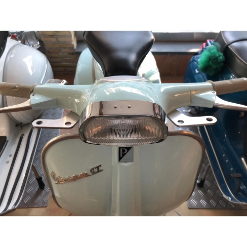 PAIRE de plaques de support en acier pour rétroviseur de pare-brise pour VESPA NLR SPECIAL GL SPRINT SUPER TS RALLY PK PX PE 50 125 150 200