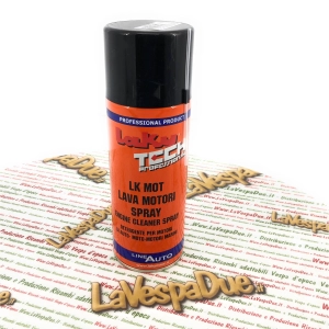 NETTOYANT MOTEUR Nettoyant dégraissant en spray pour pièces externes du moteur dissout tous types de saletés sans endommager les pièces en caoutchouc et en plastique. Aérosol de 400 ml