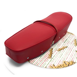 Silla de montar roja completa LAMBRETTA 125 150 LI 3° SPECIAL SX 175 TV 3° 200 SX ro 19555160 15055170 innocenti