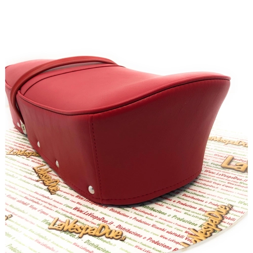 Silla de montar roja completa LAMBRETTA 125 150 LI 3° SPECIAL SX 175 TV 3° 200 SX ro 19555160 15055170 innocenti