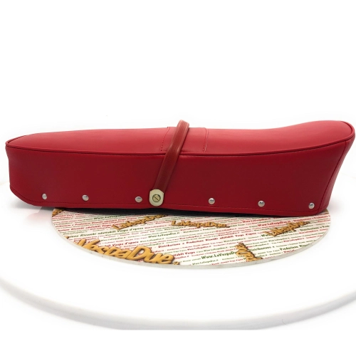 Silla de montar roja completa LAMBRETTA 125 150 LI 3° SPECIAL SX 175 TV 3° 200 SX ro 19555160 15055170 innocenti