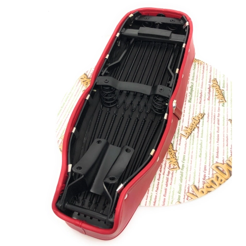 Silla de montar roja completa LAMBRETTA 125 150 LI 3° SPECIAL SX 175 TV 3° 200 SX ro 19555160 15055170 innocenti