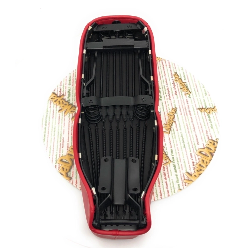 Silla de montar roja completa LAMBRETTA 125 150 LI 3° SPECIAL SX 175 TV 3° 200 SX ro 19555160 15055170 innocenti