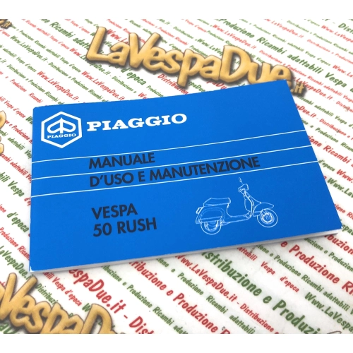Manuel d'utilisation et d'entretien du VESPA PK 50 XL RUSH