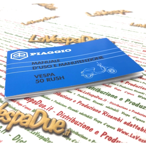 Manuel d'utilisation et d'entretien du VESPA PK 50 XL RUSH