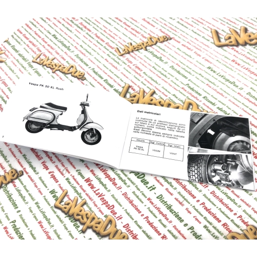 Manuel d'utilisation et d'entretien du VESPA PK 50 XL RUSH