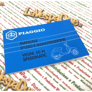 User manual and maintenance manual for the VESPA PK 50 N SPEEDMATIC