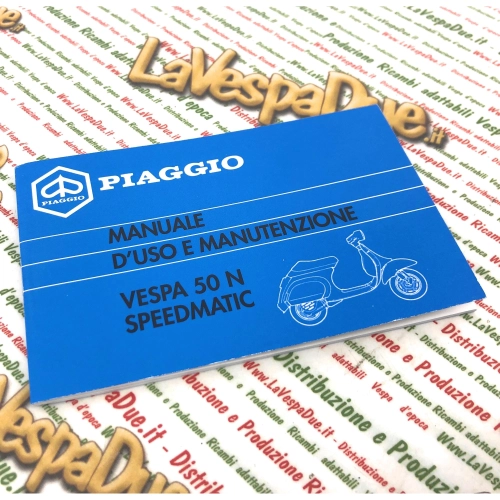 User manual and maintenance manual for the VESPA PK 50 N SPEEDMATIC