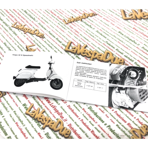 User manual and maintenance manual for the VESPA PK 50 N SPEEDMATIC