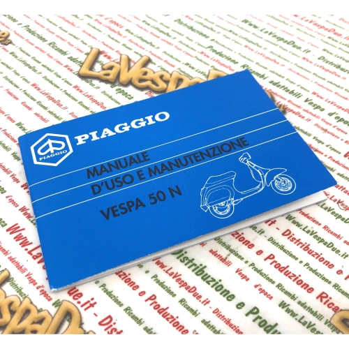 Use and maintenance manual for VESPA PK 50 N