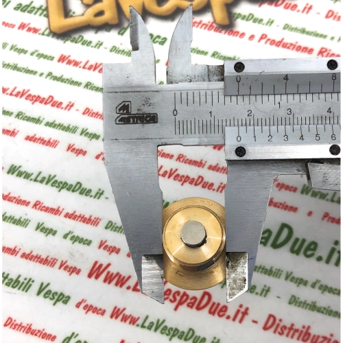 Magnetische Sechskant-Schraubkappe aus Messing für interne Ölablasszahnräder für LAMBRETTA 125 150 200 LI SPECIAL DL GP SX TV 2. und 3. Generation