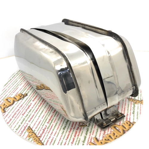 XXL 18 Liter Benzintank LAMBRETTA 125 150 LI SPECIAL DL GP SX 175 TV 2° 3° 200 TV SX DL GP aus Edelstahl