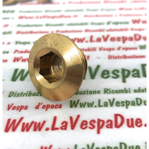 Innensechskant-Schraubverschluss aus Messing für Motoröleinfüllstutzen für LAMBRETTA 125 150 200 LI SPECIAL DL GP SX TV 2. 3. ro 85801602 - 85800216