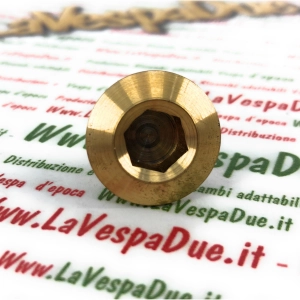 Innensechskant-Schraubverschluss aus Messing für Motoröleinfüllstutzen für LAMBRETTA 125 150 200 LI SPECIAL DL GP SX TV 2. 3. ro 85801602 - 85800216