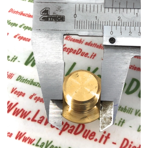 Innensechskant-Schraubverschluss aus Messing für Motoröleinfüllstutzen für LAMBRETTA 125 150 200 LI SPECIAL DL GP SX TV 2. 3. ro 85801602 - 85800216
